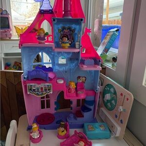 Disney vintage little people talker princess Playset